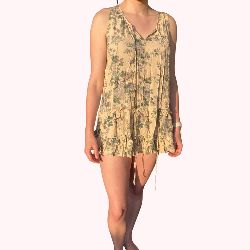 Jodifil floral babydoll dress | 100% Rayon
